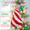 Tree Buddees 4 Foot Red and White Swirl Candy Cane Colored Artificial Christmas Tree